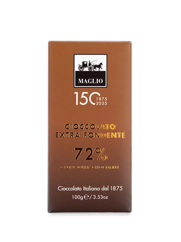 Cioccolato Maglio Blend Extra Bitter 72% tavoletta fondente
